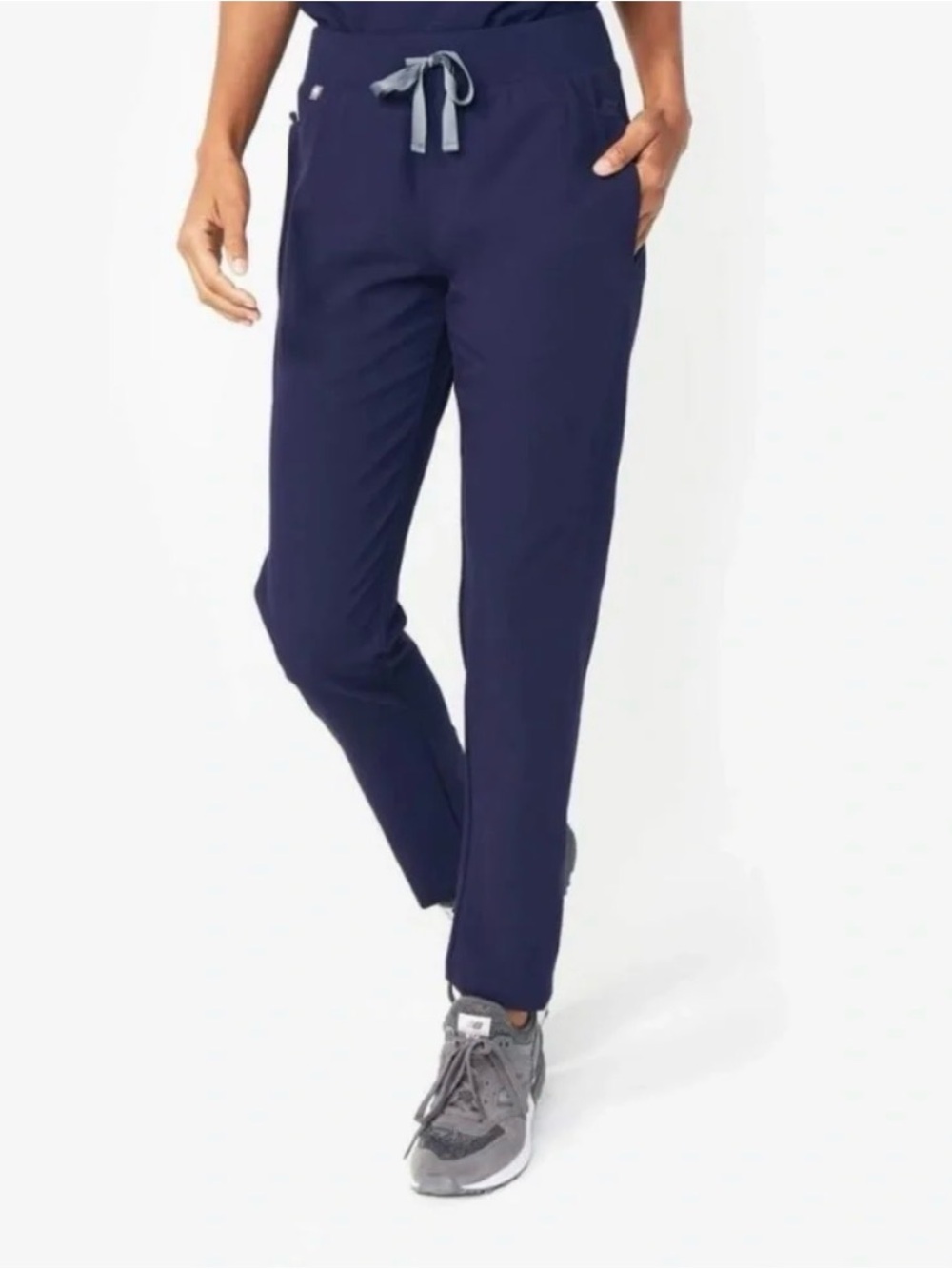 Figs Castelar Skinny Scrub Pants in Navy Blue Size S